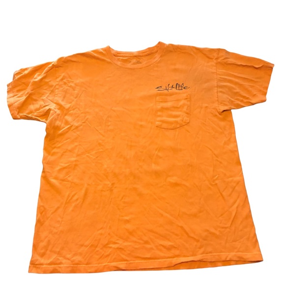 Men’s Salt Life Fishing Tee, Boating, shrimping, Super Soft, Graphic Hook, sz XL - Picture 3 of 5